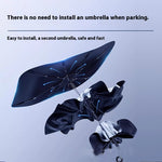 Laser Foldable Car Front Windshield Sunshade Umbrella Sun Protection Heat Insulation Front Window Summer Umbrella