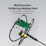 LinkMejor EI 1 Intelligent Portable Soldering Iron High Power 65W OLED Screen Fast Heating Temperature Control Range 80℃-420℃ Aluminum Alloy Casing Easy Operation Powerful DIY Tool
