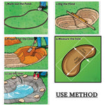 LinkMejor PVC Garden Fish Pond Liner Anti-Seepage Waterproof Heavy Duty Membrane Reinforced Landscaping Furniture Dust Cover