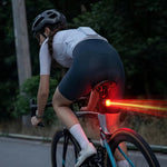 WEST BIKING High-Brightness Bike Taillight IP66 Waterproof Bicycle Rear Light with 6 Modes Long-Lasting 250mAh Battery Type-C Rechargeable Safety Light