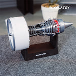 NikolaToy A380 Aircraft Turbofan Engine Model TR900 Creative Desktop Ornaments 23cm / 9in Physics Experiment Science Education Toys