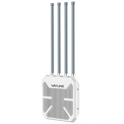LinkMejor AERIAL HD6 WiFi6 Outdoor Router AX1800 Long Range Weaterproof Wireless WIFI Extender/AP/Repeater Dual Band 2.4G&5Ghz Booster with 4 Antennas