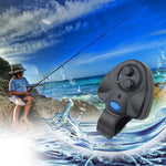 LinkMejor Fishing Alarm with LED Light Loud Sound Fish Bell Clip-On for Rod Fishing Tackle Accessories