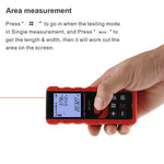 LinkMejor NF-271 laser distance meter 40M 80M electronic roulette laser digital tape rangefinder profesional Ruler Test Tool