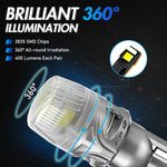 LinkMejor SL9 Series T10 DC9V-18V 400LM Car Signal Light Turn Signal Brake Light Reversing Light 2835 SMD Chips