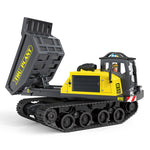 LinkMejor T14R Panther 1/50 RTR Electric RC Crawler Dump Car Truck LED Lights 360° Rotation
