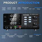 LinkMejor DC Power Supply 400V 600V 800V 1000V 1A RS-232 USB ommunication interfaces 4-Digit LCD Dual-Knob Encoder Memory Function OCP OVP Lock Bench Power Supply
