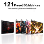 [EU/US Direct] Refurbished Ultimea Poseidon D80 460W 7.1CH Soundbar 4 Wired Surround Speakers 6.5" Wireless Subwoofer BassMX SurroundX Technology 121 Preset EQ Matrices Home Theater Subwoofer Surround System