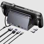 LinkMejor 9-in-1 Steam Deck Docking Station PD100W 4K@120Hz RJ45 10Gbps SD3.0 for Steam Deck Rog Ally X Legion Go Foldable Stand