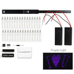 32-bit LED Flashing Light DIY Shaker Kit 8 Pattern Transformations Customizable Graphics Multi-Color LEDs Electronic Soldering Practice Kit