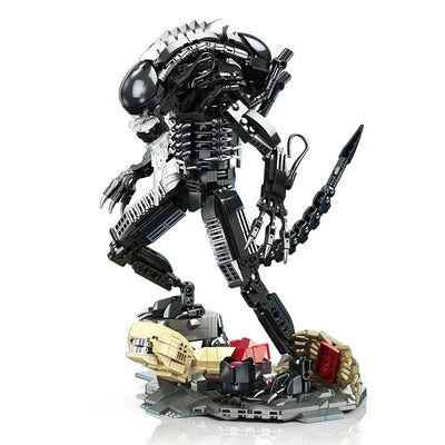 Creative MOC Alien Monster Toys Xenomorph Action Figures Building Bricks Model 882Pcs Space Star Beast Monster DIY Construction Toy for Adults Boys Birthday Gift