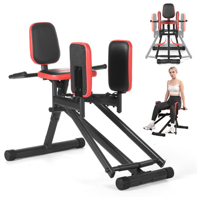 Warmounts 300LBS Home Gym Hip Abduction Machine Muscle Tone Build Core Workout Exercise Fitness Equipment