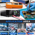LinkMejor DC Power Supply 1A 400W 600W 800W 1000W 400V-1000V options Memory Function OCP OVP 4-Digit LCD Dual-Knob Encoder Lock Output Switch No Communication Interface
