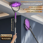 Tevorex 5-In-1 Telescopic Electric Mosquito Racket Mosquito Killer UV Utilizes 90° Rotating Auto Capture Folding Fly Swatter USB Rechargeable with Dual Safety Switches