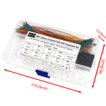 MX1.25MM Connector Kit Pre Crimped Cable 15CM 10 Colors 2-10 Pin Housing Heat Shrink Tubing Electronics Prototyping Wiring Solution