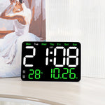 Large Digital LED Wall Alarm Clock With Weekday Display Silent Simple Design High-Definition Table Alarm Clocks Living Room Decoration