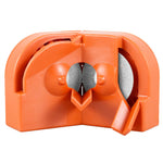 4PCS Electric Drill Bit Sharpener Professional 11x6x7 cm High-Speed Steel Orange Plastic for Lithium and AC Electric Drills Multipurpose Tool
