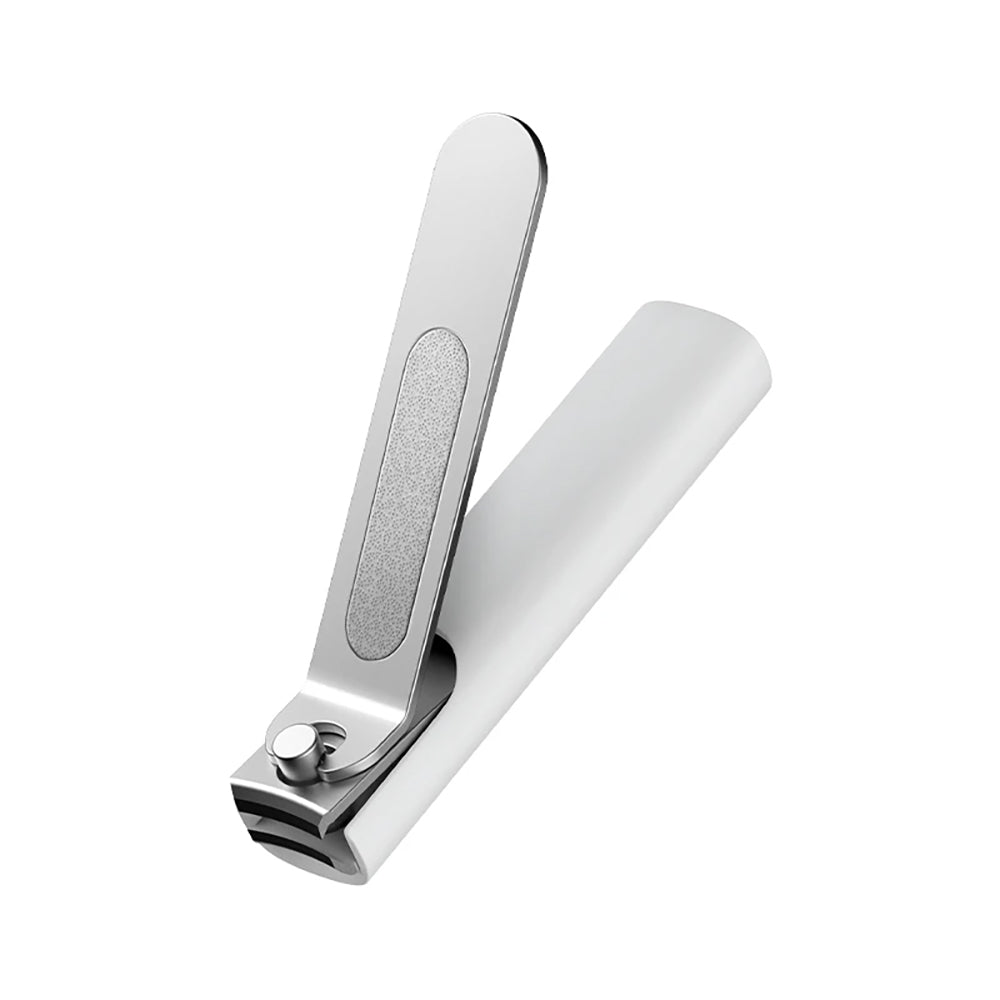 LinkMejor Mijia Portable Anti-Splash Nail Clipper 420 Stainless Steel Sharp Portable Pedicure Trimmer Nails File with Storage Tray