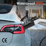 LinkMejor Type 1 to Type 2 AC Charging Adapter AC 110V-250V 32A MAX EV Charger Adapter SAE J1772 To IEC 62196-2 Car Accessories