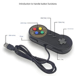 Retro Style USB Gamepad Controller for PC Raspberry Pi High Sensitivity Plug and Play Supports WINDOWS98/2000/ME/XP RetroPie Gaming SNES/NES Controllers