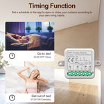 Tuya Smart Wifi Curtain Switch Module 3A Support 1/2 Gang Electric Motor for Roller Blinds Shutters APP Remote Control Compatible with Amazon Alexa & Google Home