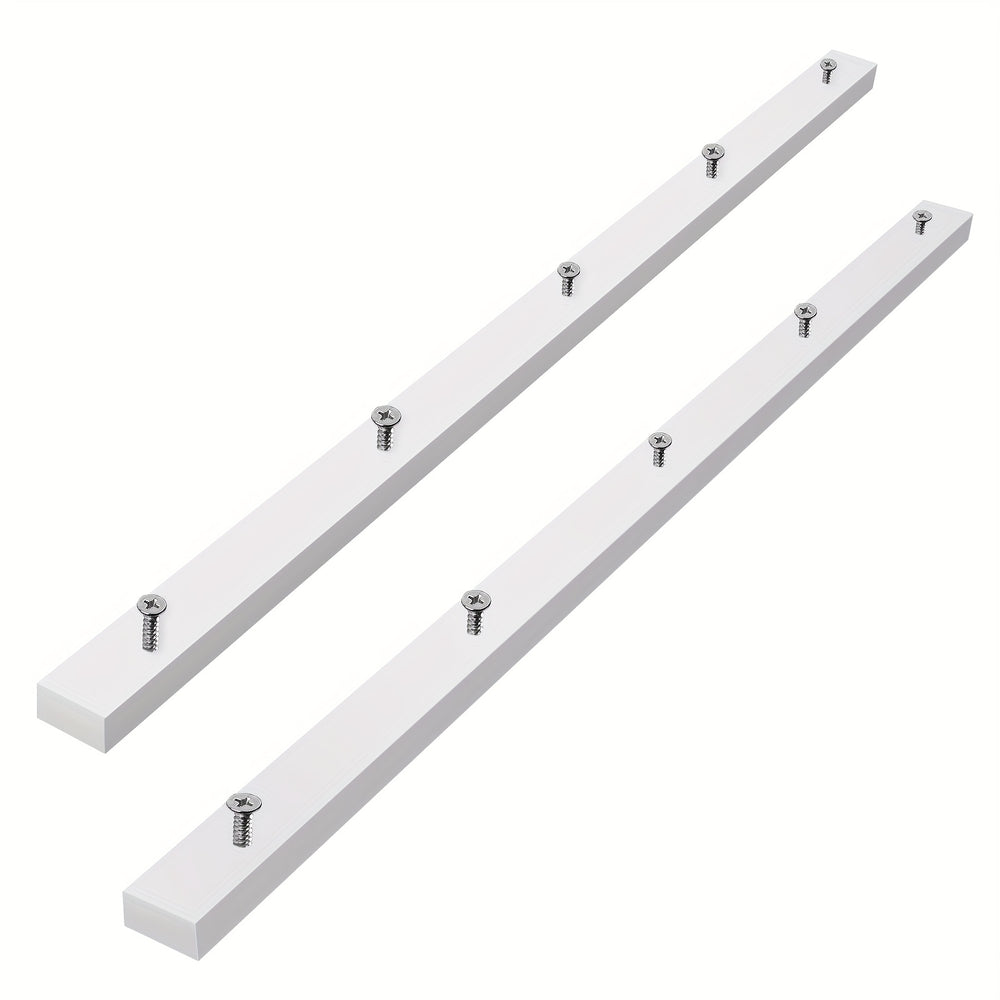 2PCS Table Saw Crosscut Sled Miter Bars with Pre-drilled Holes 3/4" x 3/8" x 17" Precise Woodworking Cuts Easy Installation