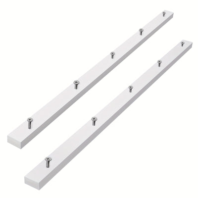 2PCS Table Saw Crosscut Sled Miter Bars with Pre-drilled Holes 3/4" x 3/8" x 17" Precise Woodworking Cuts Easy Installation