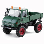 LinkMejor FCX24 RTR Mercedes for Benz 421 Unimog 1/24 2.4G 4WD RC Car Rock Crawler Two Speed Portal Axles Off-Road Climbing Truck LED Light Full Proportional Vehicles Models Toys