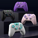 G3 Tri-mode E-sports Gamepad with Drift-Free Joystick Dual Motors Vibration Dual Macro Back Buttons Turbo Function Gaming Controller for PC PS5 Switch Android iOS