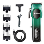 LinkMejor MS-5069 Hair Clipper 5W 2000mAh USB Rechargeable LCD Display Professional T Blade Mens Beard Trimmer Self Sharpening Blades Kit