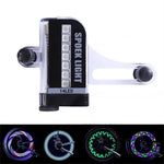 LinkMejor 14 RGB DIY LED Bike Wheel Light Rechargeable Bicycle Warning Lights Waterproof LED Neon Bike Tyre Light for Cycling