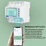 Tuya WiFi 3P4W Electric Energy Meter Three Phase Reclosure Switch Intelligent Reclosing Protector