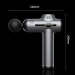 LinkMejor A9 Professional Massage Gun Electric Shock Muscle Relaxation Vibration Fitness Massager For Body Neck Ladies Home Travel Fascia Gun