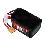 LinkMejor Power 22.2V 1480mAh 130C 6S LiPo Battery XT60 Plug for RC Drone