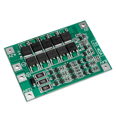 LinkMejor 3S 40A 18650 Lithium Battery Charger Protection Board 11.1V 12.6V PCB for Drill Motor with Balance