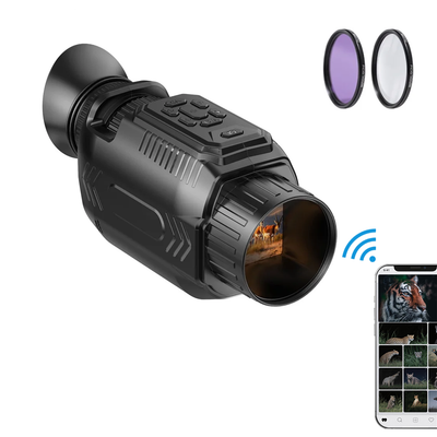 IPRee D15 1080P Monocular Infrared Night Vision Device Day Night Use Photo Video 28X Digital For Hunting,Camping Use