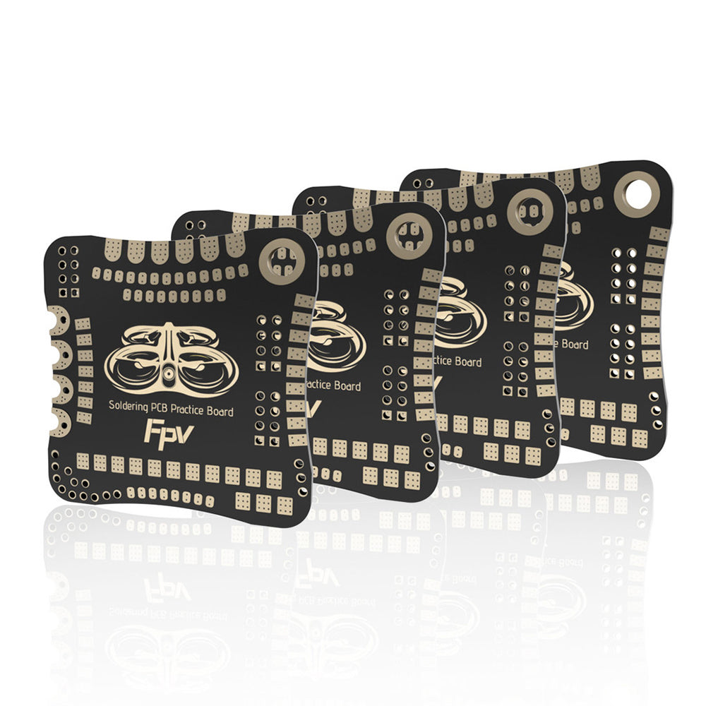 LinkMejor FPV Soldering Practice Board 4pcs for FPV RC Racer Drone