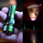 Lumintop GT NANO V3.2 405M EDC Thrower Flashlight with 10300 Battery, Mini Size 720LM High Power Output USB C Rechargeable Mini Torch Powerful Camping Lantern, 10750 Battery Optional