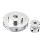 LinkMejor® 60Teeth 8mm Bore Diameter + 20Teeth 5mm Bore GT2 Timing Belt Pulley with  6mm Timing Belt for 3D Printer