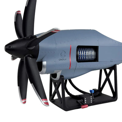 LinkMejor T56-A-15 Turboprop Engine Model from C-130 Hercules Transport Aircraft DIY KIT Creative Desktop Ornaments Decoration Science Discovery Toys