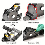 Automatic Retractable Stretch Wrapping Straps Polyester Rust-Resistant Tensioner 3.3m 680KG Wear-Resistant No Assembly Required Cargo Transportation