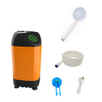 Outdoor Camping Shower IPX7 Waterproof with Digital Display Portable Electric Shower Pump for Hiking Travel Beach Pet Watering