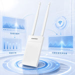 LinkMejor CF-EW61-S Outdoor WiFi Access Point 300Mbps 2.4GHz Long Range Omnidirectional Weatherproof IP66 High Power QualcommChip PoE Wireless AP for Park Farm