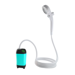 Outdoor Camping Shower IPX7 Waterproof with Digital Display Portable Electric Shower Pump for Hiking Travel Beach Pet Watering