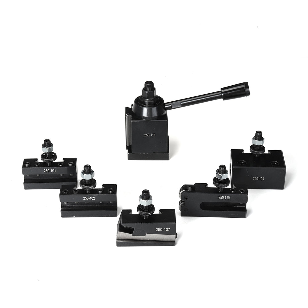LinkMejor 250 Series Quick Change Tool Post System Tool Holders 250-101 to 250-111 High Precision Rigidity Versatile Lathe Accessory