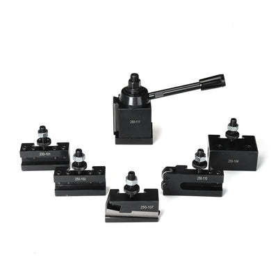 LinkMejor 250 Series Quick Change Tool Post System Tool Holders 250-101 to 250-111 High Precision Rigidity Versatile Lathe Accessory