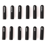 12pcs Radiomaster Labeled Silicon Switch Cover kits Short/ Long for TX16S TX12 Zorror Jumper Flysky Radio Transmitter