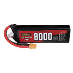 LinkMejor Power 7.4V 8000mAh 60C 2S LiPo Battery XT60 Plug for RC Drone
