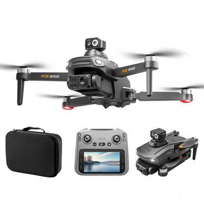 LinkMejor RG800 MAX GPS 5G Repeater Digital FPV with 5.9inch LCD Screen Controller 1080P HD Dual Camera Servo Gimbal 360° Obstacle Avoidance Brushless Foldable RC Drone Quadcopter RTF