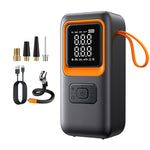 Portable Electric Tire Inflator Cordless Air Pump Built Battery with Digital Pressure Gauge for Car, Motorcycle, Bike, Balls